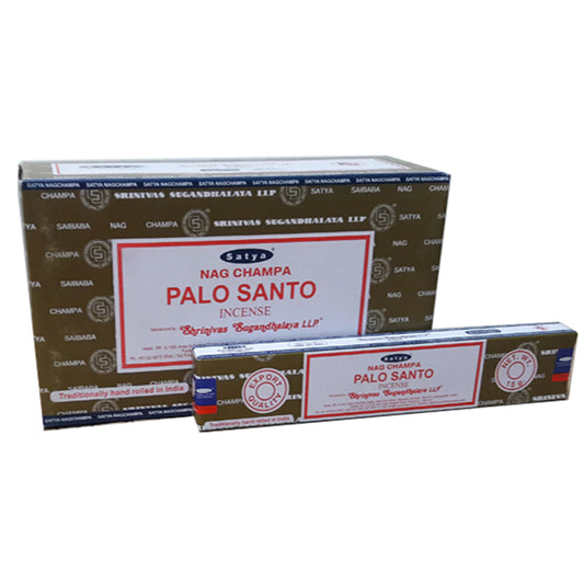 Bastoncini di incenso Satya Nag Champa PALO SANTO