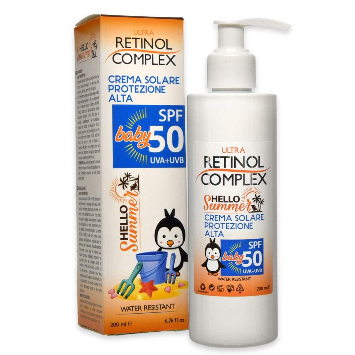Retinol complex : crema solare baby spf 50