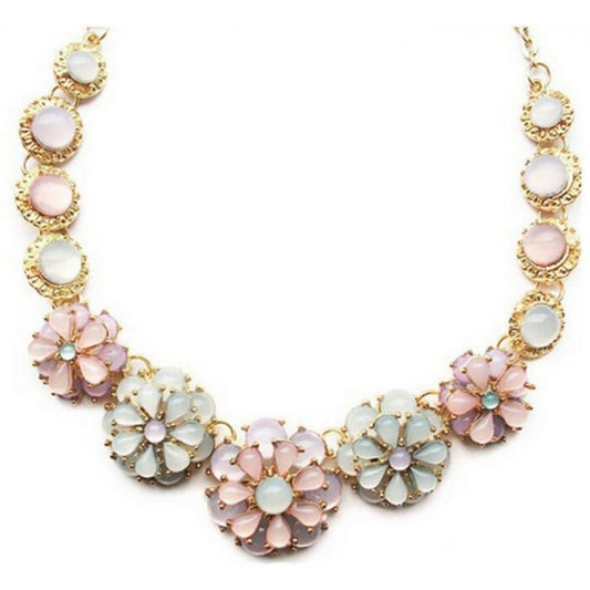 COLLANA CON FIORI