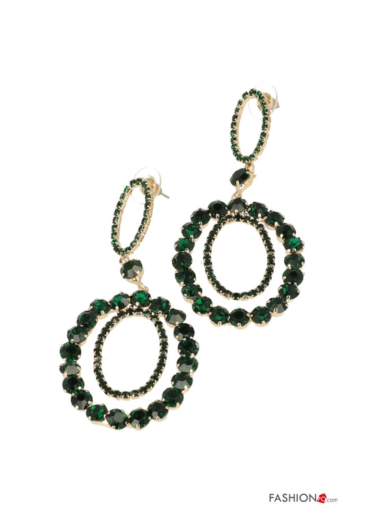 ORECCHINI ORIENTAL GREEN