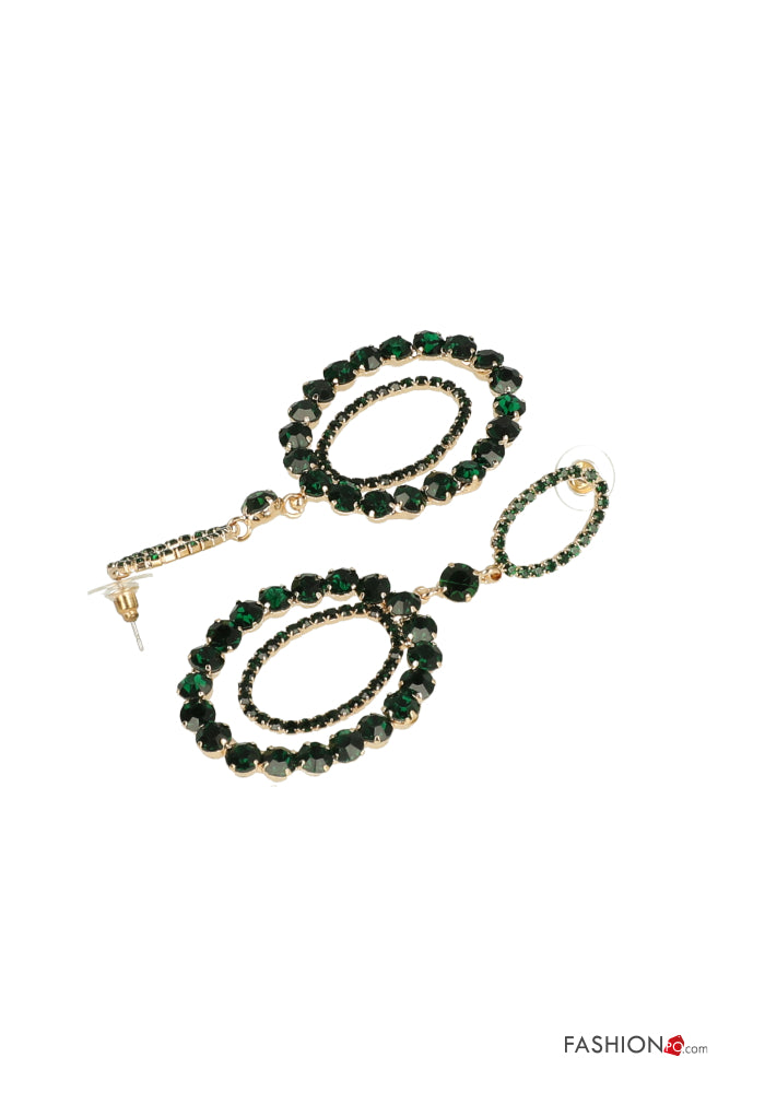 ORECCHINI ORIENTAL GREEN
