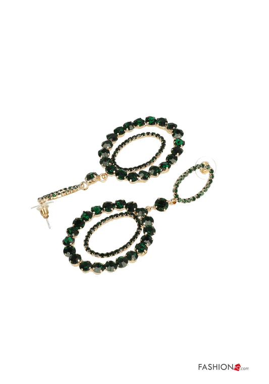 ORECCHINI ORIENTAL GREEN