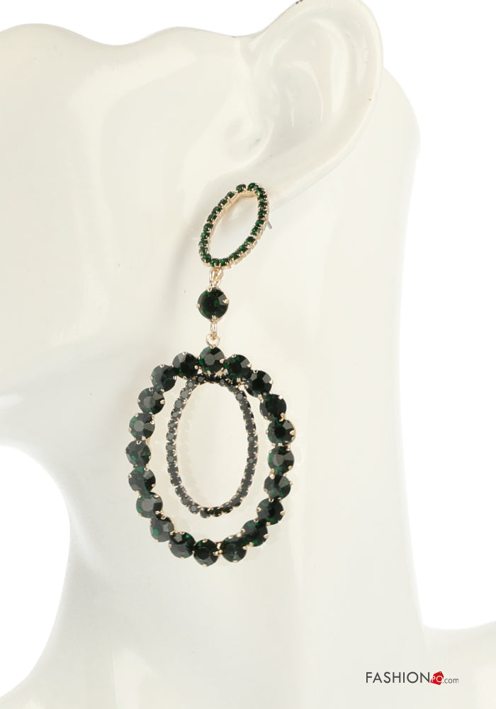 ORECCHINI ORIENTAL GREEN