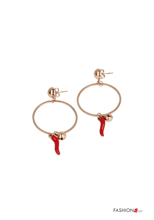 ORECCHINI RED HOT