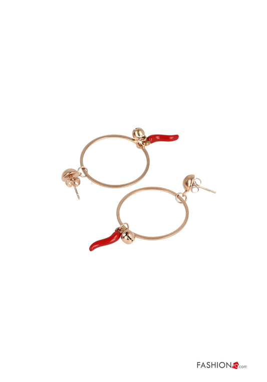 ORECCHINI RED HOT
